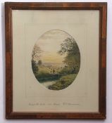 George Vempley Burwood, signed and dated 1907/1908, pair of watercolours, "Shooting in Dunton Woods"