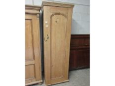 WAXED PINE SINGLE DOOR WARDROBE