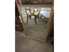 REPRODUCTION RECTANGULAR WALL MIRROR WITH BEVELLED GLASS