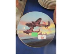 GROUP OF ROYAL WORCESTER AVIATION COLLECTORS PLATES, LIMITED EDITION WITH VARIOUS PLATES RELATING TO