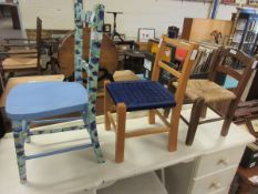 THREE ASSORTED VARYING STYLE CHILDREN’S CHAIRS