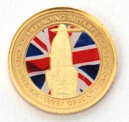 2018 Defence of our Skies colour quarter sovereign