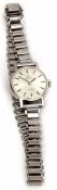 Late 20th century stainless steel ladies wrist watch, Omega "Geneve", cal 485, 32828666, the 17-