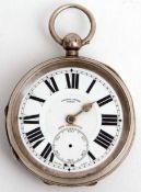 Early 20th century silver cased open face lever watch, 23531, the frosted gilt and jewelled Swiss