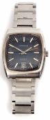 Late 20th century stainless steel automatic centre seconds calendar wrist watch, Carronade, 10668,