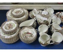 QUANTITY OF HERITAGE HALL IRONSTONE DINNER/TEA WARES