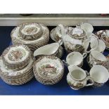 QUANTITY OF HERITAGE HALL IRONSTONE DINNER/TEA WARES