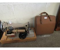 CHAPMAN ELECTRIC SEWING MACHINE TOGETHER WITH A FURTHER TYPEWRITER (2)