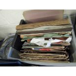 BOX CONTAINING MIXED VINYL RECORDS TO INCLUDE 78RPM