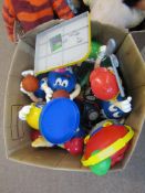 Collection of approximately 13 M&M injection moulded plastic collectables including clocks,