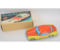 1960s Eastern European tinplate Lendiipet model Car, by Lemezarugyar, Budapest, stamped "FOREIGN",