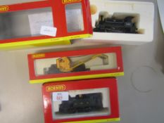 Boxed Hornby 00 gauge GWR tank engine together with a boxed R2361 0-4-0 ST Industrial locomotive and