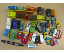 Box: colln approx 40 various die-cast Vehicles