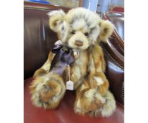 Large modern Charlie Bears plush teddy bear, approx 50cm