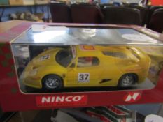 Boxed Minco slot racing car, 50124 Ferrari F50