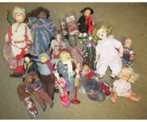 Box: qty various World Costume Dolls
