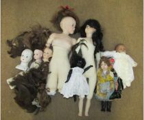 Box: qty various Dolls