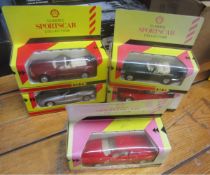 Collection of boxed Shell promotional classic sports cars, die-cast (5)