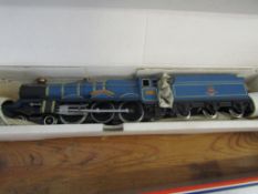 Boxed Wrenn 00 gauge locomotive, W2223, 4-6-0 Castle class BR blue