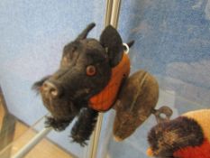 Two various Schuco clockwork animals viz Scottie dog and a mouse, the dog approx 13cm