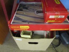 Collection of various Tri-ang Hornby 00 gauge track, track side accessories etc, some boxed