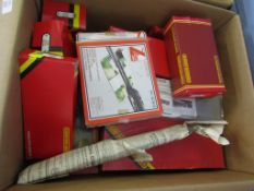 Box containing large quantity of various Hornby 00 scale track side accessories, 1980s and later,