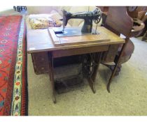 CAST IRON TREADLE SINGER SEWING MACHINE