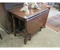 OAK FRAMED DROP LEAF GATE LEG TABLE