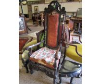 GOTHIC TYPE HALL CHAIR
