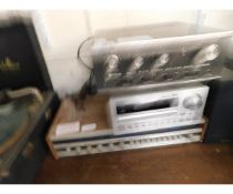 TEAC CD PLAYER, A FURTHER TANDBERG STEREO RECEIVER AND A PRIO SOLID STATE STEREO AMPLIFIER (3)