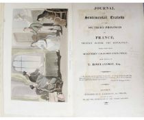 JOURNAL OF SENTIMENTAL TRAVELS IN THE SOUTHERN PROVINCES OF FRANCE SHORTLY BEFORE THE REVOLUTION,