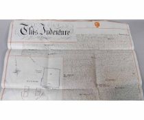 VELLUM INDENTURE DATED 31ST DECEMBER 1902 BETWEEN HENRY JACOB MILLS OF NORWICH AND EDITH EMILY