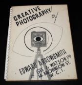 EDWARD ARROWSMITH: CREATIVE PHOTOGRAPHY, NP, ND, circa 1940s, 24 photograph plates printed on both