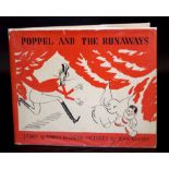 FANNY DICKENS: POPPEL AND THE RUNAWAYS, ill Joan Milroy, London, Hollis & Carter, 1947, 1st edition,
