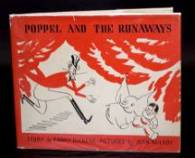 FANNY DICKENS: POPPEL AND THE RUNAWAYS, ill Joan Milroy, London, Hollis & Carter, 1947, 1st edition,