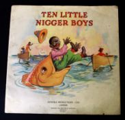 TEN LITTLE NIGGER BOYS, [ill Edward Cole], London, Juvenile Productions [1948], 1st edition, 4to,
