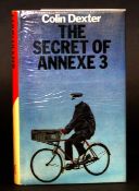 COLIN DEXTER: THE SECRET OF ANNEXE 3, London, MacMillan, 1986, 1st edition, signed, original