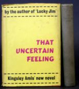 KINGSLEY AMIS: 2 titles: LUCKY JIM, London, Victor Gollancz, 1953, 1st edition, original cloth; THAT