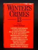 GEORGE HARDINGE (ED): WINTER'S CRIMES 13, London, MacMillan, 1981, 1st edition, includes COLIN