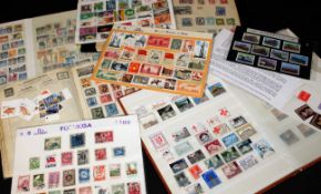 Box large accumulation World mint and used stamps in stockbooks etc