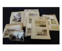 Collection of 19th century British topographical photographs, some by J Bolton + F Frith + J