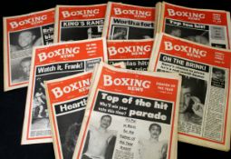 BOXING NEWS - WORLD'S PREMIER FIGHT WEEKLY, January 1985, volume 41, no 1-52 + January 1986 volume