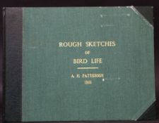 ARTHUR HENRY PATTERSON: ROUGH SKETCHES OF BIRD-LIFE, Great Yarmouth [1986] (250) numbered, oblong,