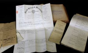 Two boxes: collection of Deeds/documents pertaining to Kings Lynn public houses etc