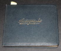 One autograph album approx 165mm x 140mm, featuring autographs from the 1950s cast of the BBC