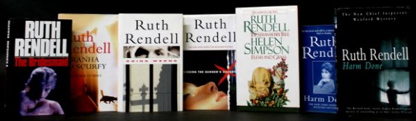 RUTH RENDELL: 7 titles: THE BRIDESMAID, London, Hutchinson, 1989, 1st edition, signed, original