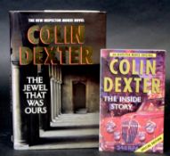 COLIN DEXTER: 2 titles: THE JEWEL THAT WAS OURS, London, MacMillan, 1991, 1st edition, signed and