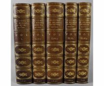 RICHARD MUTHER: THE HISTORY OF MODERN PAINTING, London, Henry & Co 1896, three volumes in five,