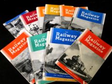 Two boxes: THE RAILWAY MAGAZINE, approx 180 issues, April-June, August 1923, January-December 1943-