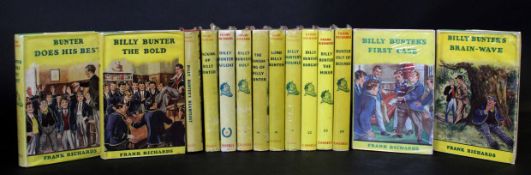 FRANK RICHARDS: 14 titles: BILLY BUNTER'S BEANFEAST, 1952, 1st edition, original cloth, dust-